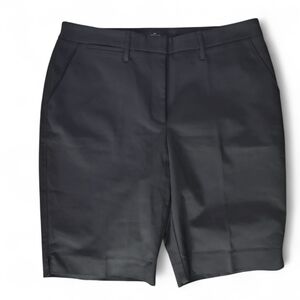 WHBM Bermuda Shorts Black Womens Size 12 / 11" inseam